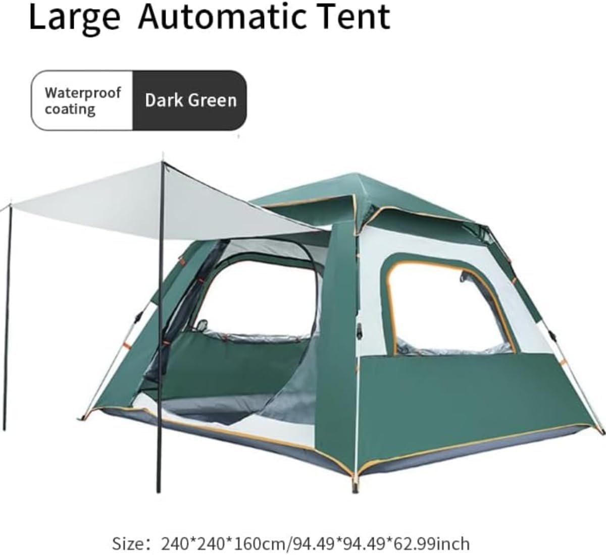 4/5/6person Outdoor Camping Tent, Automatic Tent, Easy to Set up Tent, Waterproof, Spacious, Lightweight and Portable Tent, Suitable for Outdoor Hiking Trips - Image 2