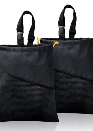 2PCS Car Garbage Can, Hanging Car Trash Bag with Waterproof Leakproof Lining