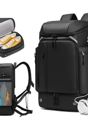 Men Outdoors Mountaineering Laptop Multifunctional Business Travel Waterproof Fashion Shoe Bag